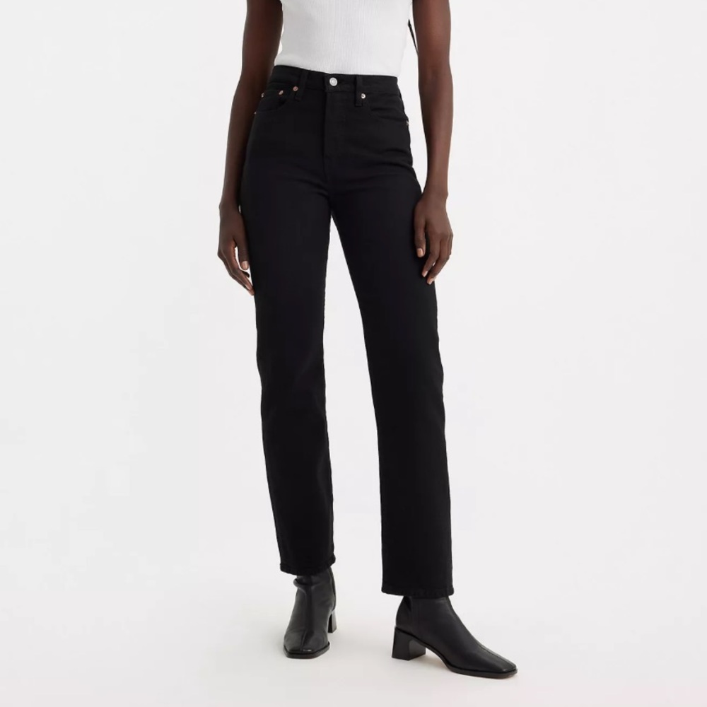 Levis Wedgie Size 28 Black